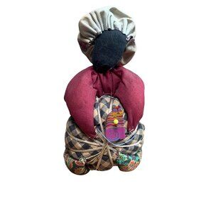 Vintage Handmade Granny Pincushion Doll